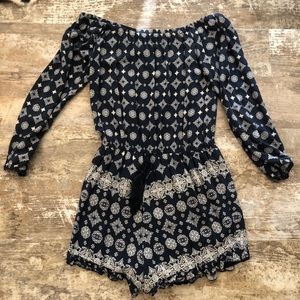 Off the shoulder romper